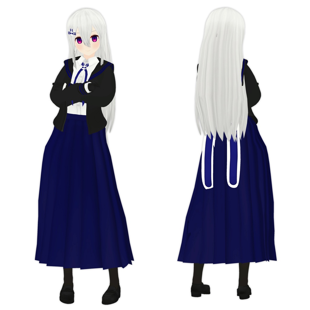 オリジナル3Dモデル「孤兎月つくも&孤兎月ゆの」