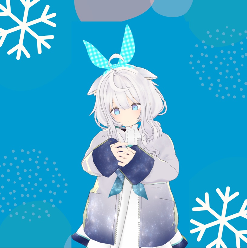 リボンのカチューシャ 【ダイナミックボーン設定済み】