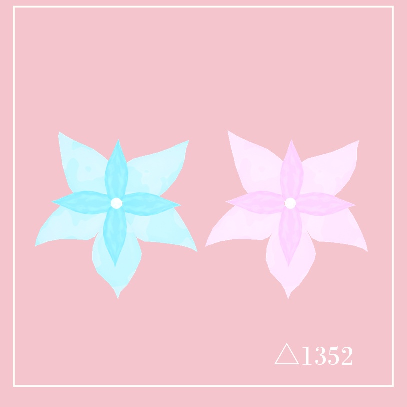 花の髪飾り 【ダイナミックボーン設定済み】