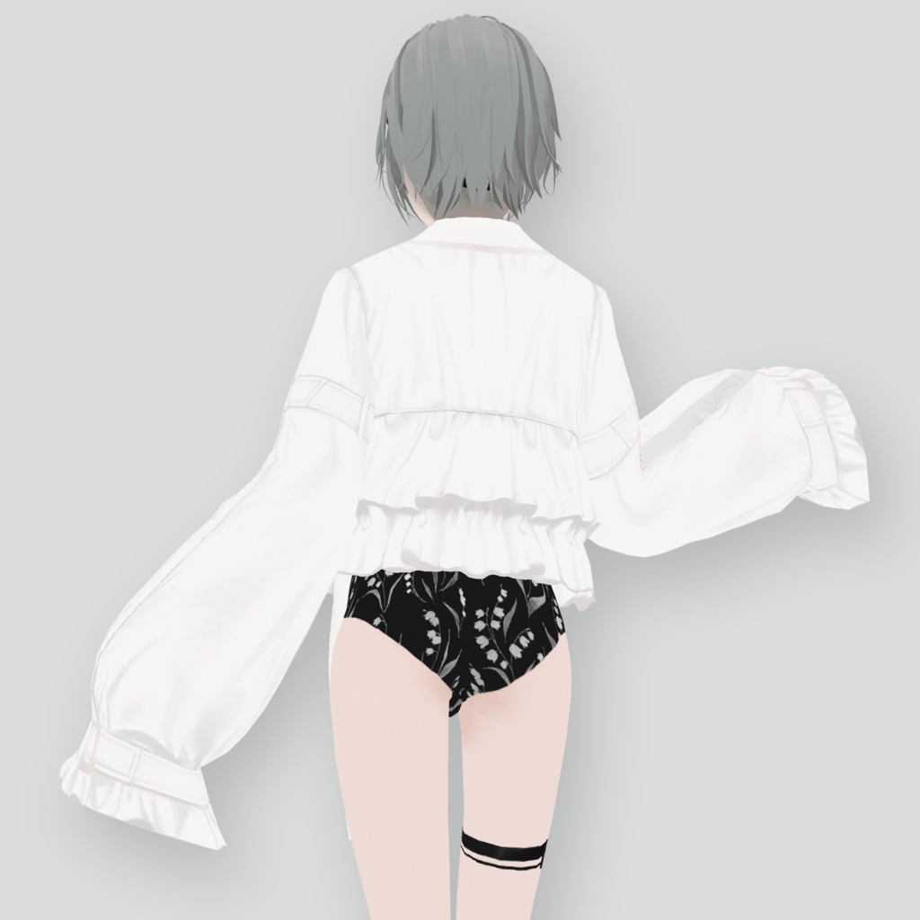 Lily of the Valley Swimwear #VRoid #kokeet