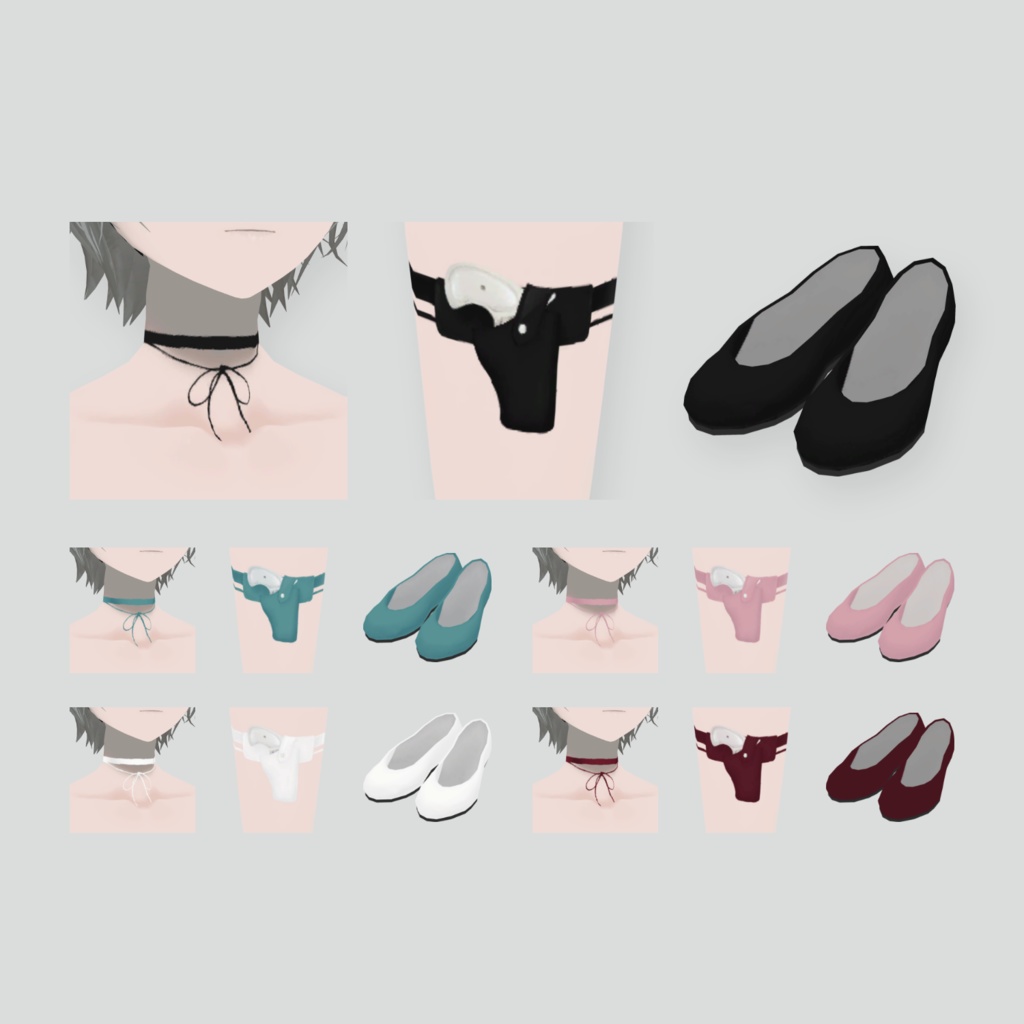 Lily of the Valley Swimwear #VRoid #kokeet