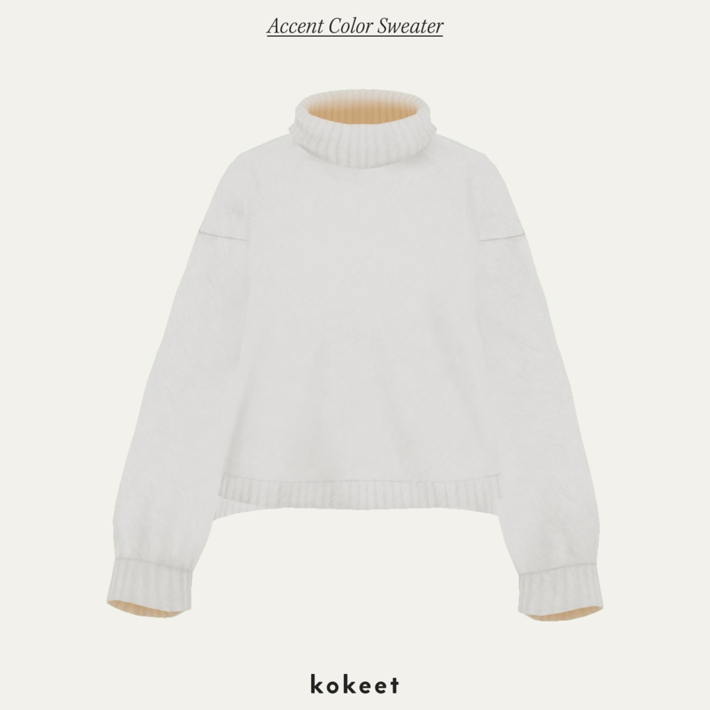 Accent Color Sweater #VRoid #kokeet