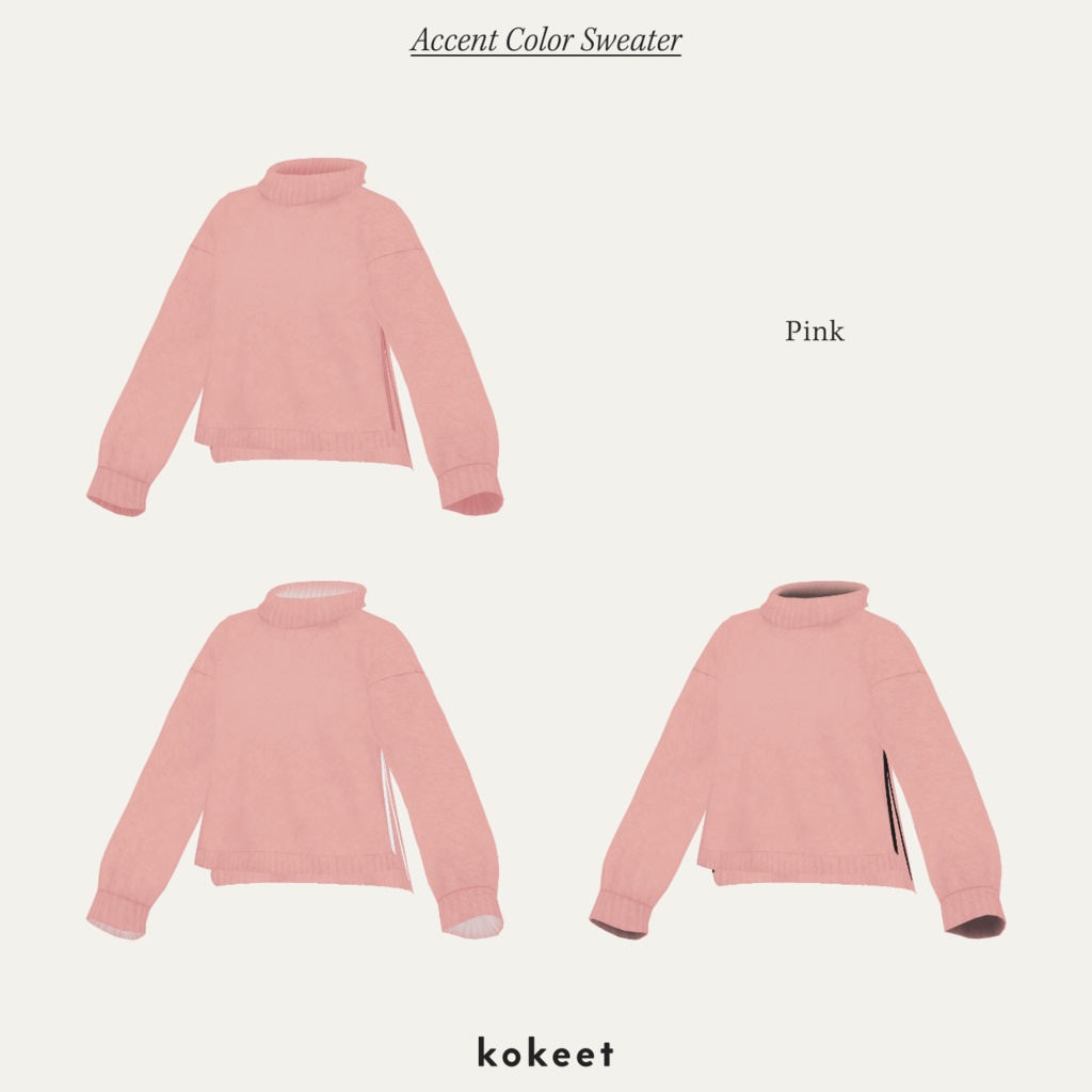 Accent Color Sweater #VRoid #kokeet