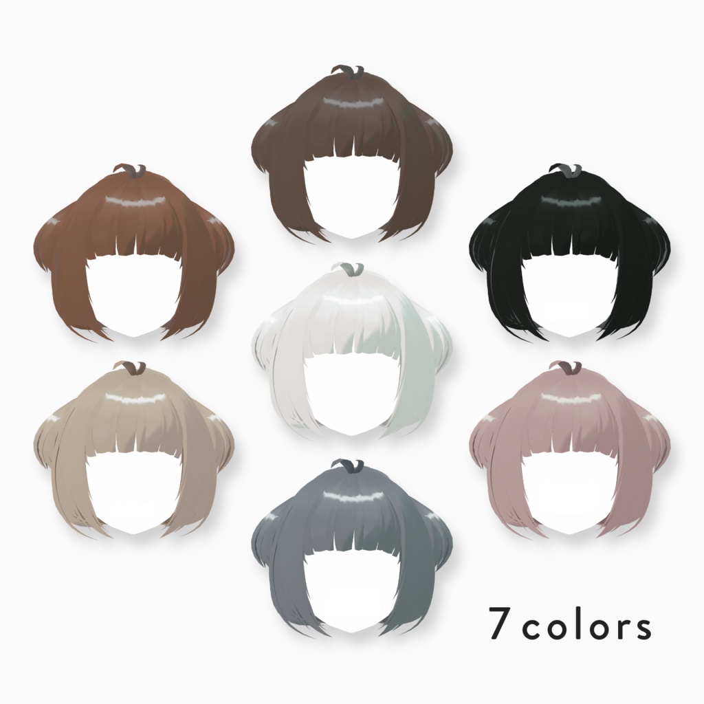 Hair Textures 01 #VRoid #kokeet