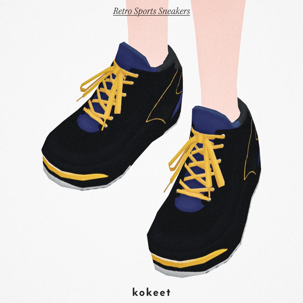 Retro Sports Sneakers #VRoid #kokeet
