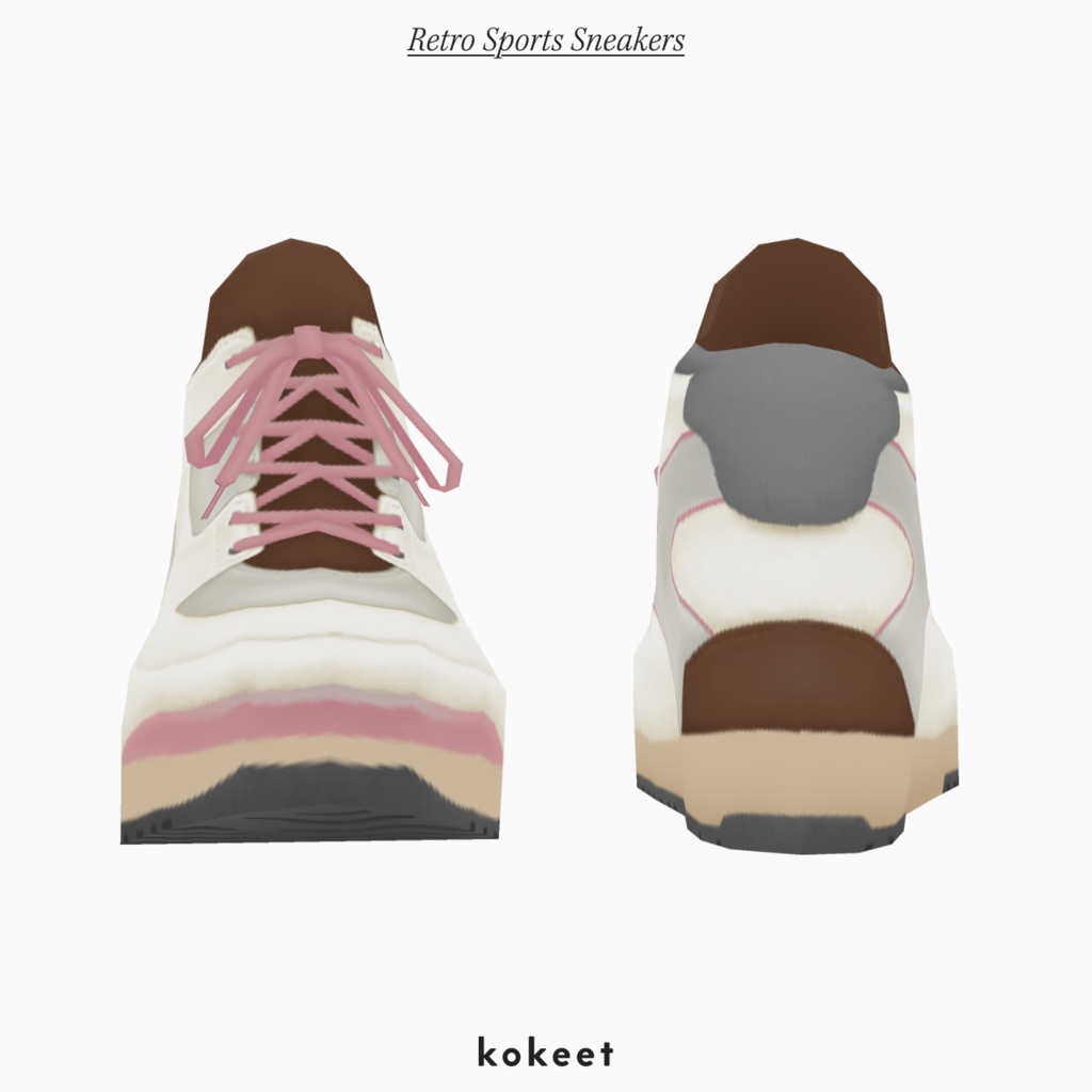 Retro Sports Sneakers #VRoid #kokeet
