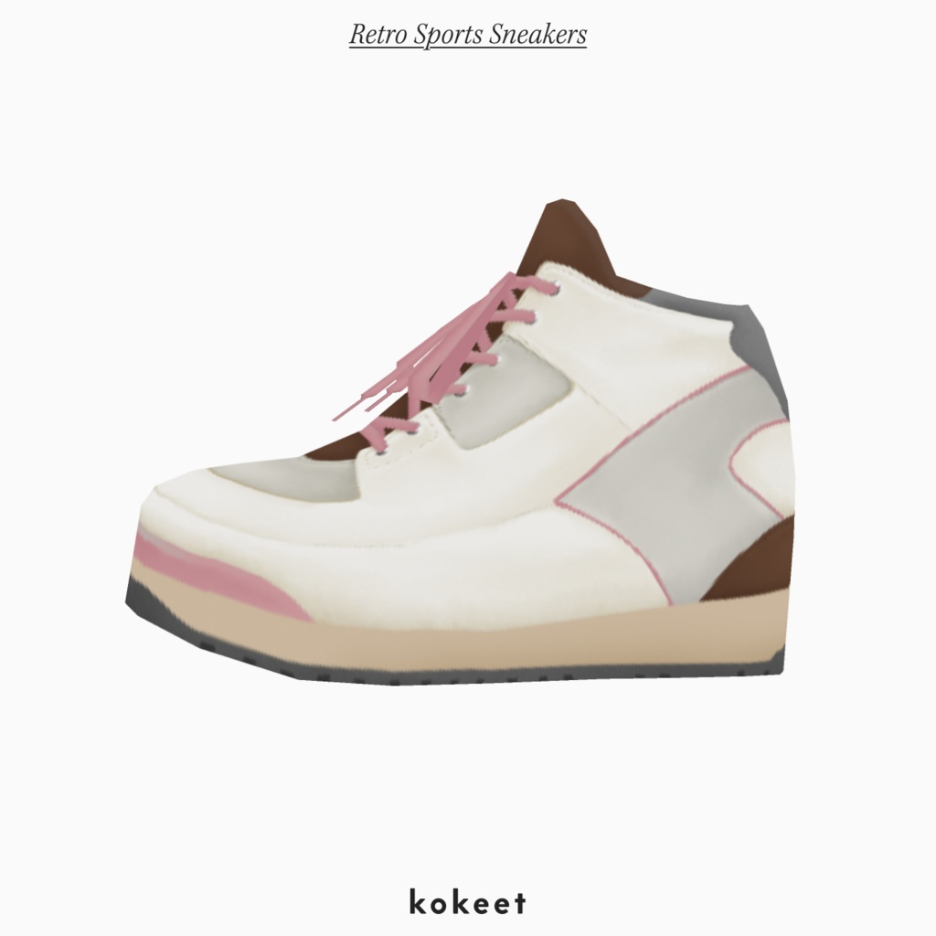 Retro Sports Sneakers #VRoid #kokeet