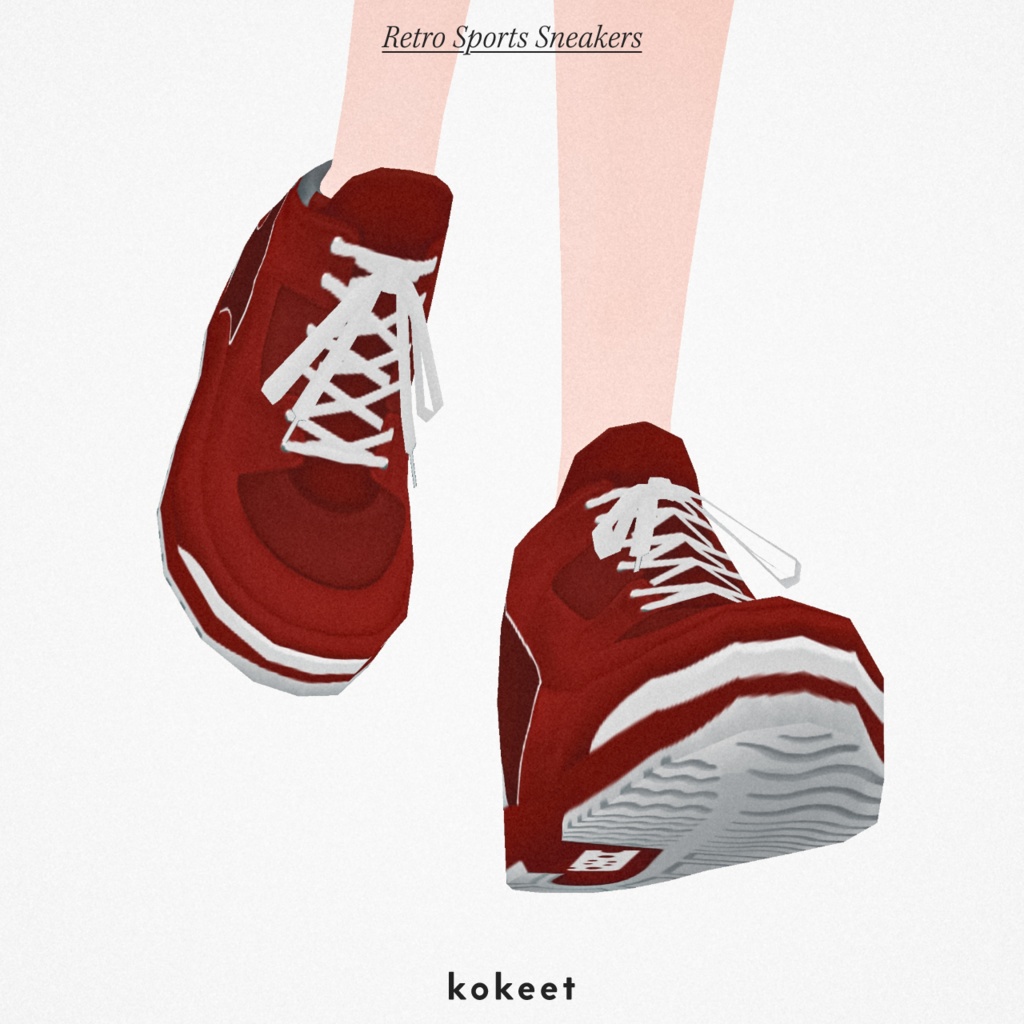 Retro Sports Sneakers #VRoid #kokeet