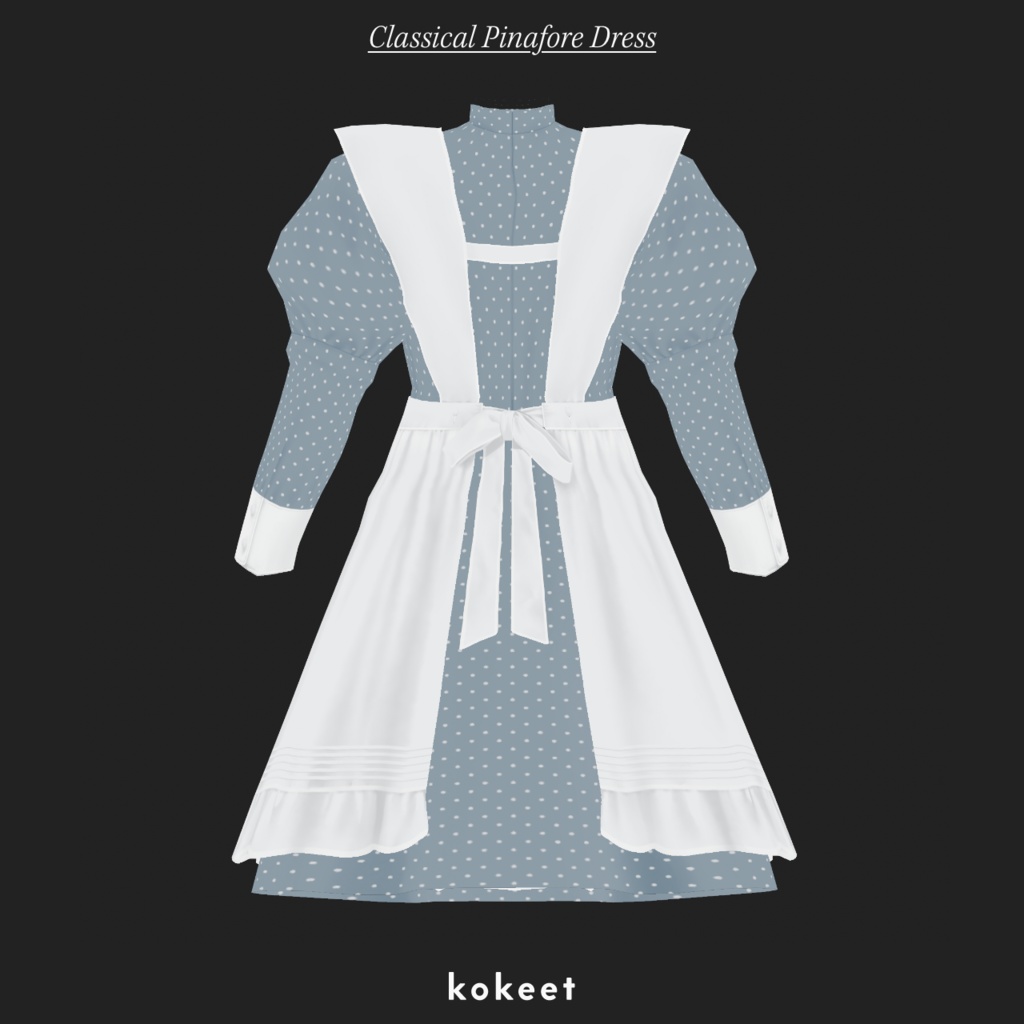 Classical Pinafore Dress クラシカルピナフォアドレス #VRoid