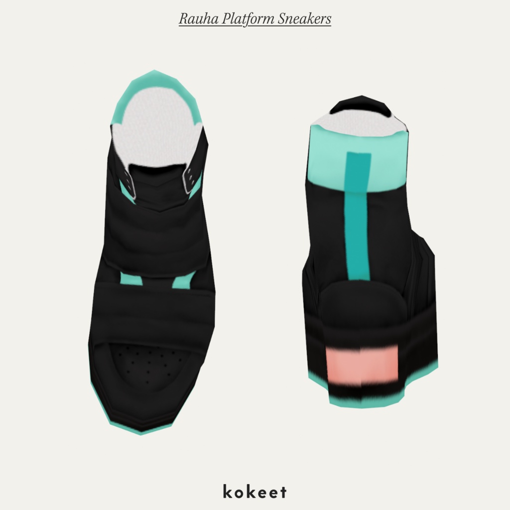 Rauha Platform Sneakers #VRoid
