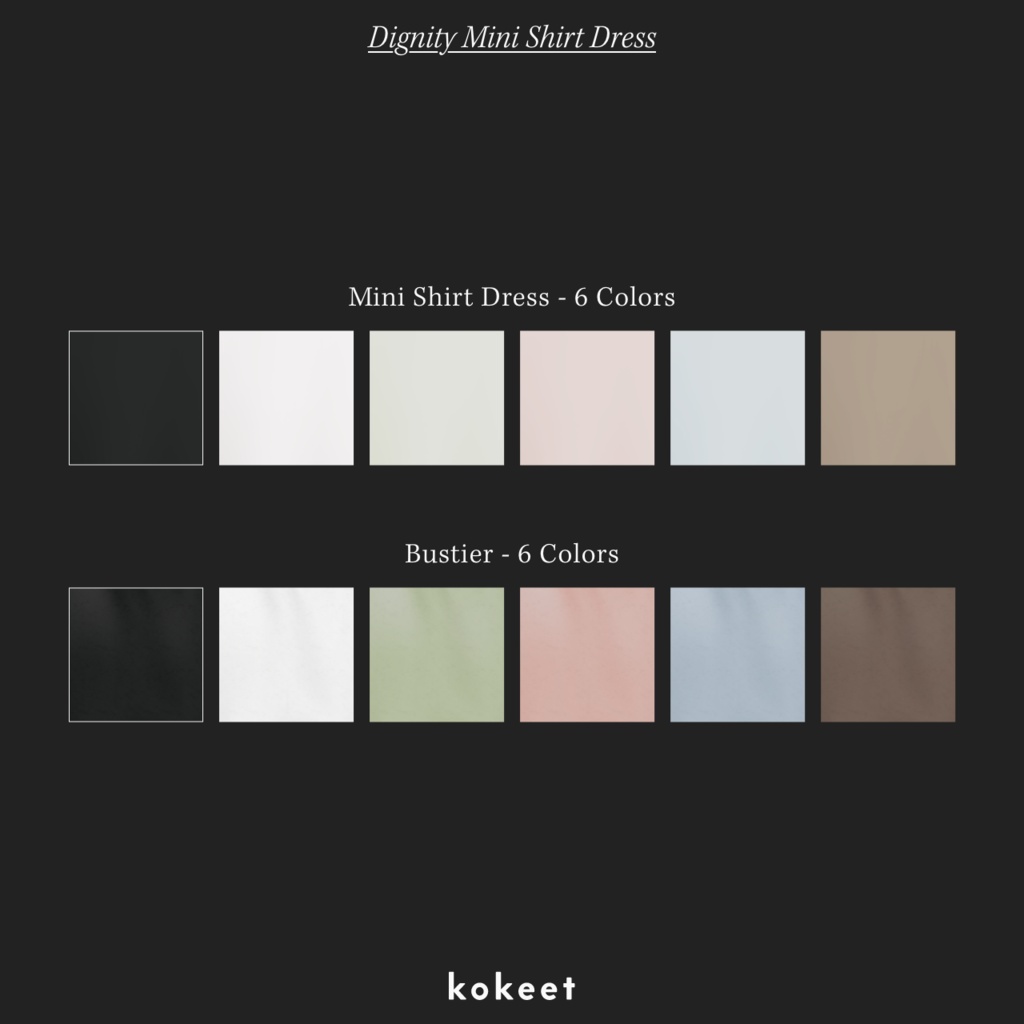 Dignity Mini Shirt Dress #VRoid