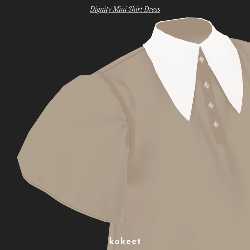 Dignity Mini Shirt Dress #VRoid