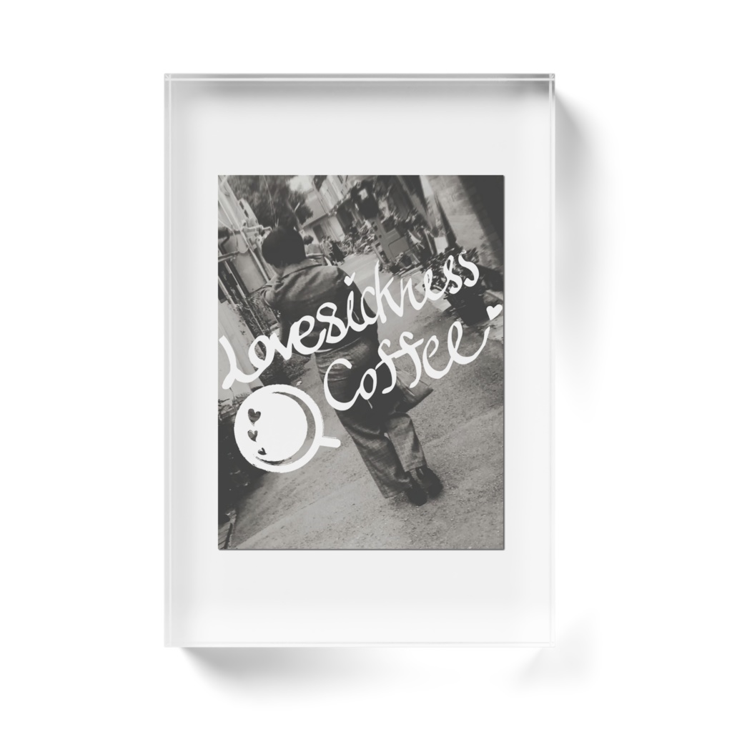 恋患珈琲 アクリルブロック(Lovesickness Coffee Acryl block)