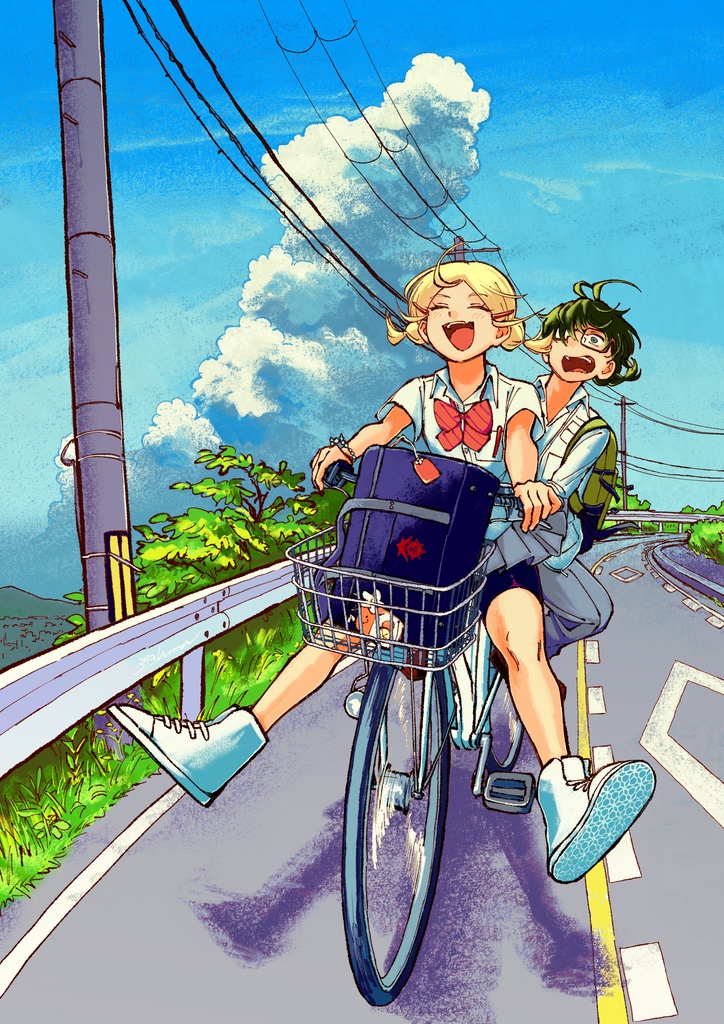 A4クリアファイル「きみと風になる夏！」