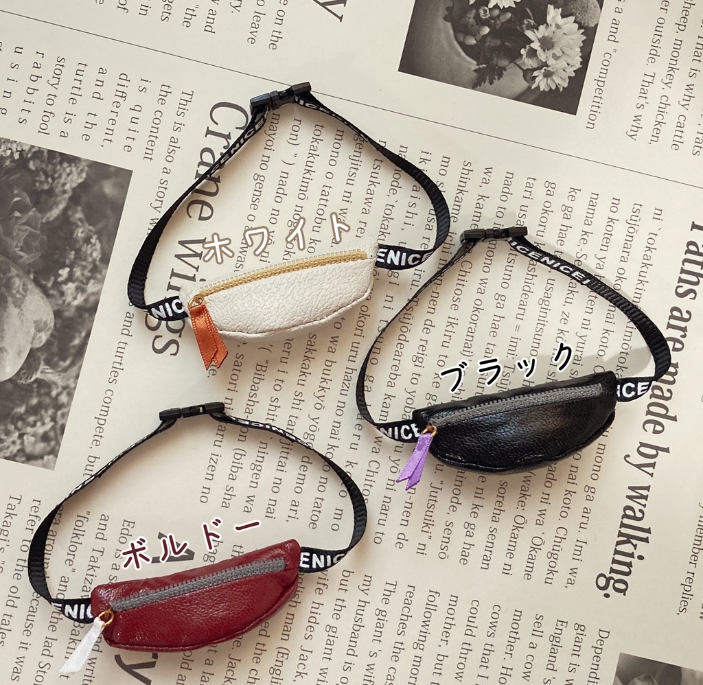 フェイクレザー ボディバッグ