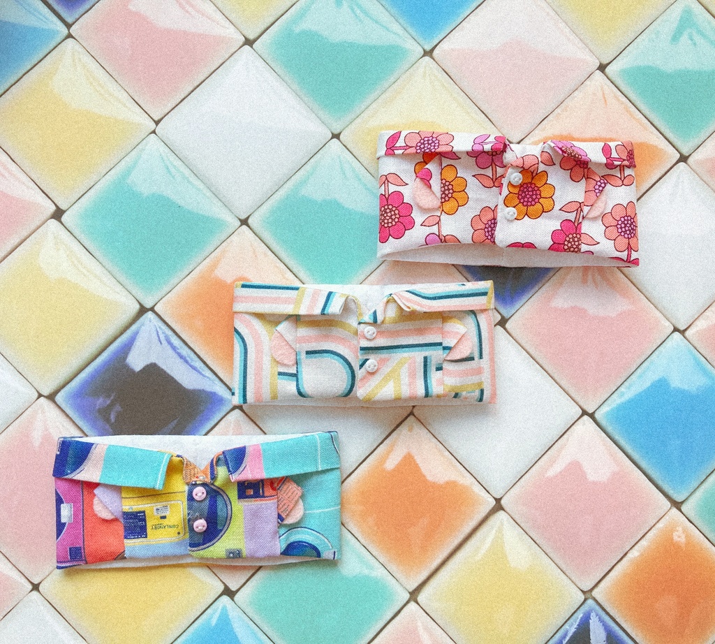 【7/29 22時】レトロ・トンチキ柄シャツ