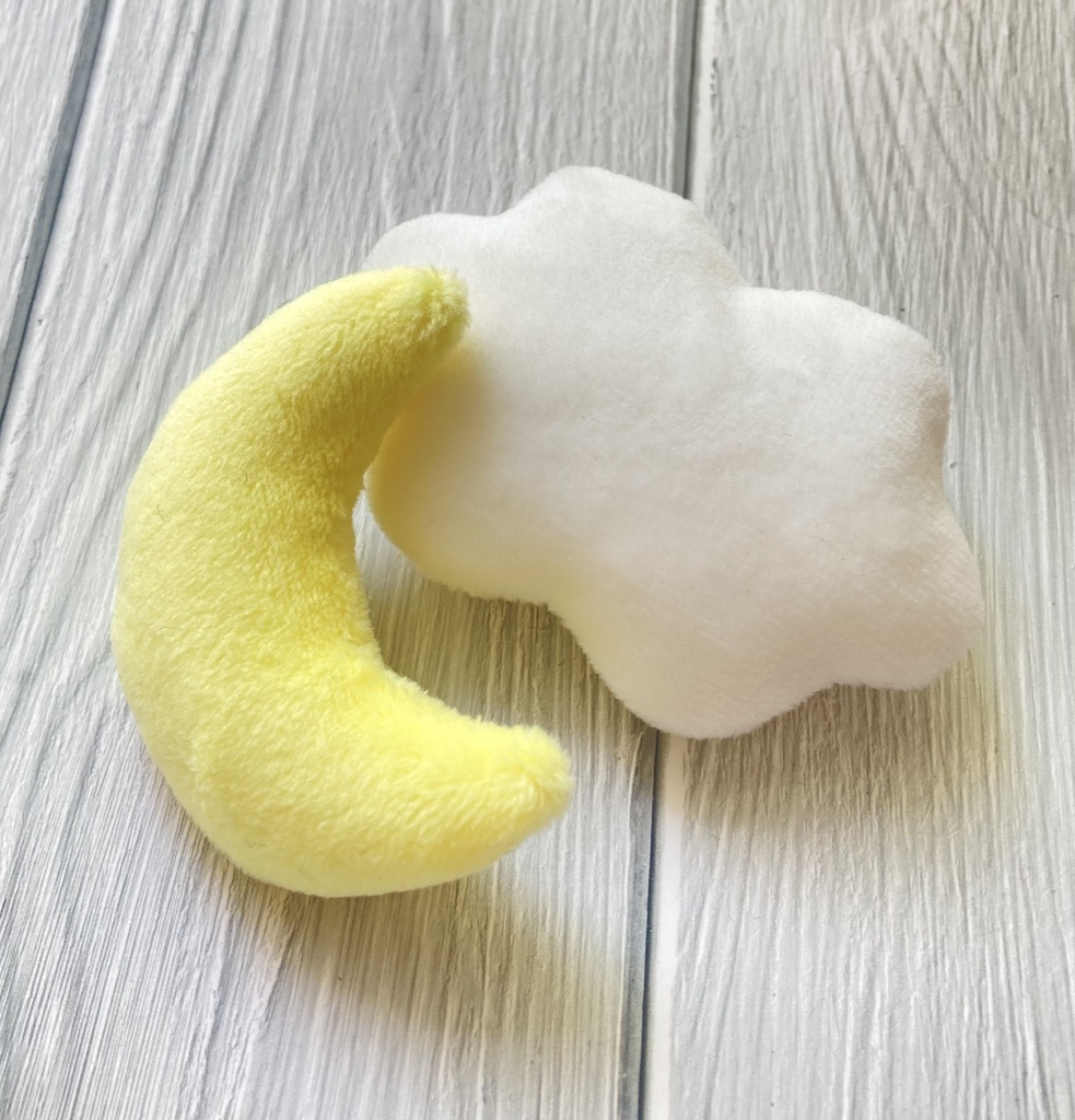 もちもちのクッションセット(つき＆くも)