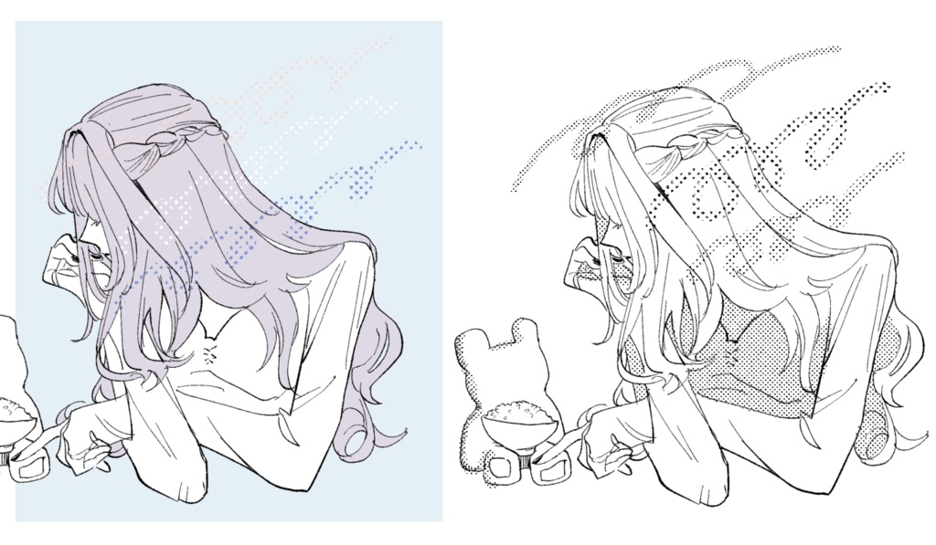 印刷風トーン素材集71set【ブラシ付きBOOTHフルセット版】【PNGフルセット版】