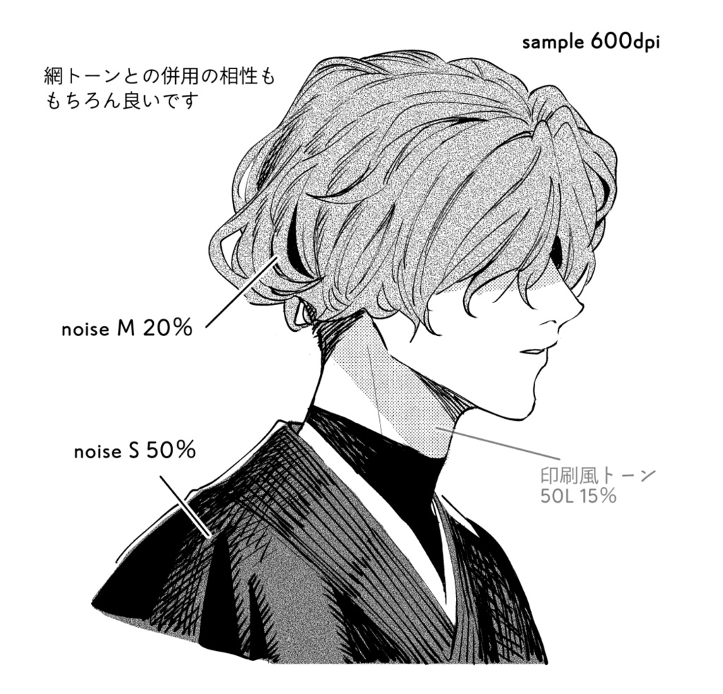 Procreateざらざら砂トーンブラシ80set