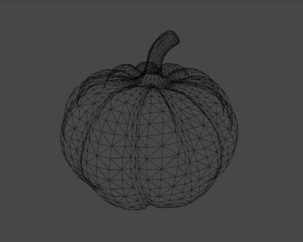 3Dモデル かぼちゃ ペポかぼちゃ VRchat対応