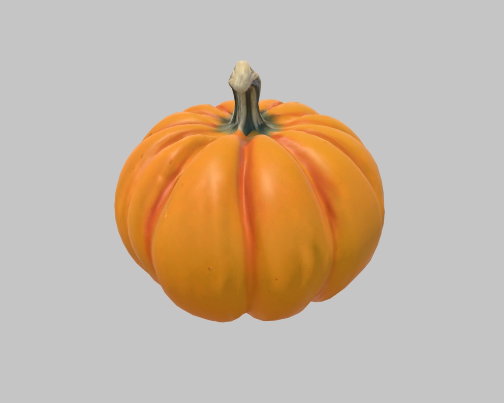 3Dモデル かぼちゃ ペポかぼちゃ VRchat対応