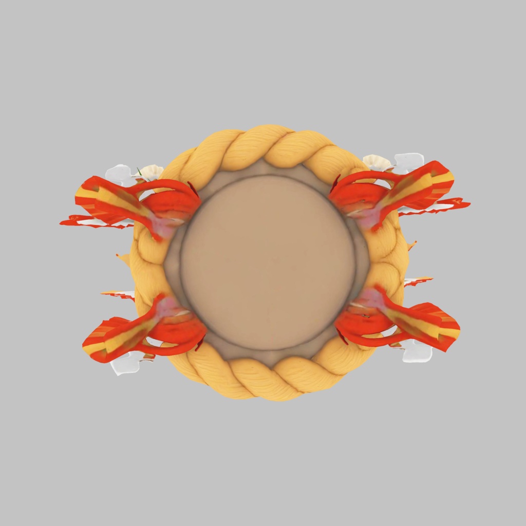 【無料】鏡餅ハット 帽子 被り物 お正月