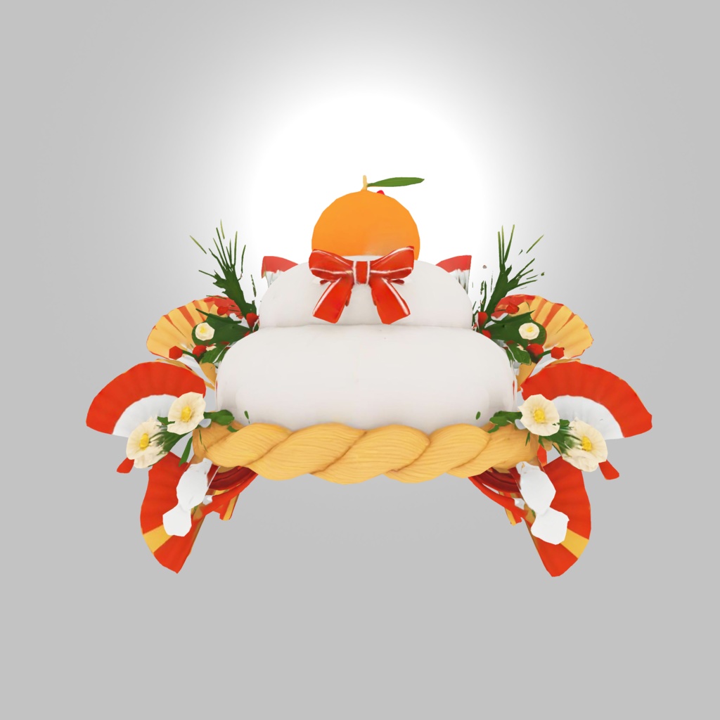 【無料】鏡餅ハット 帽子 被り物 お正月