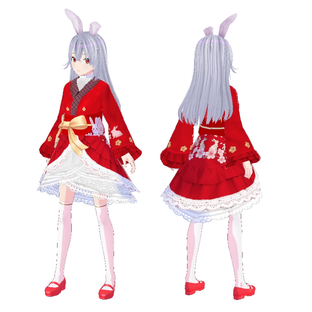 【無料】Miu みうモデル Vroid VRM モデル VRchat対応