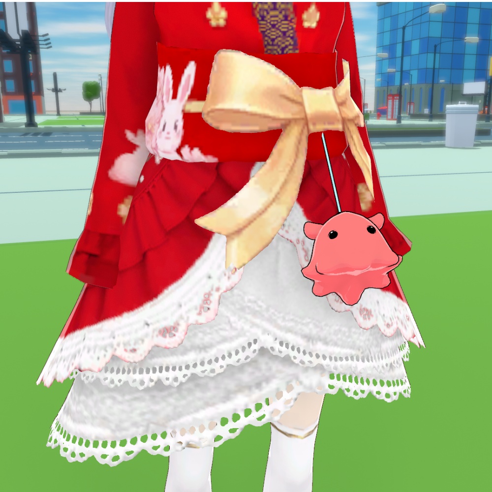 【無料】メンダコキーホルダー 3Dモデル VRChat向け