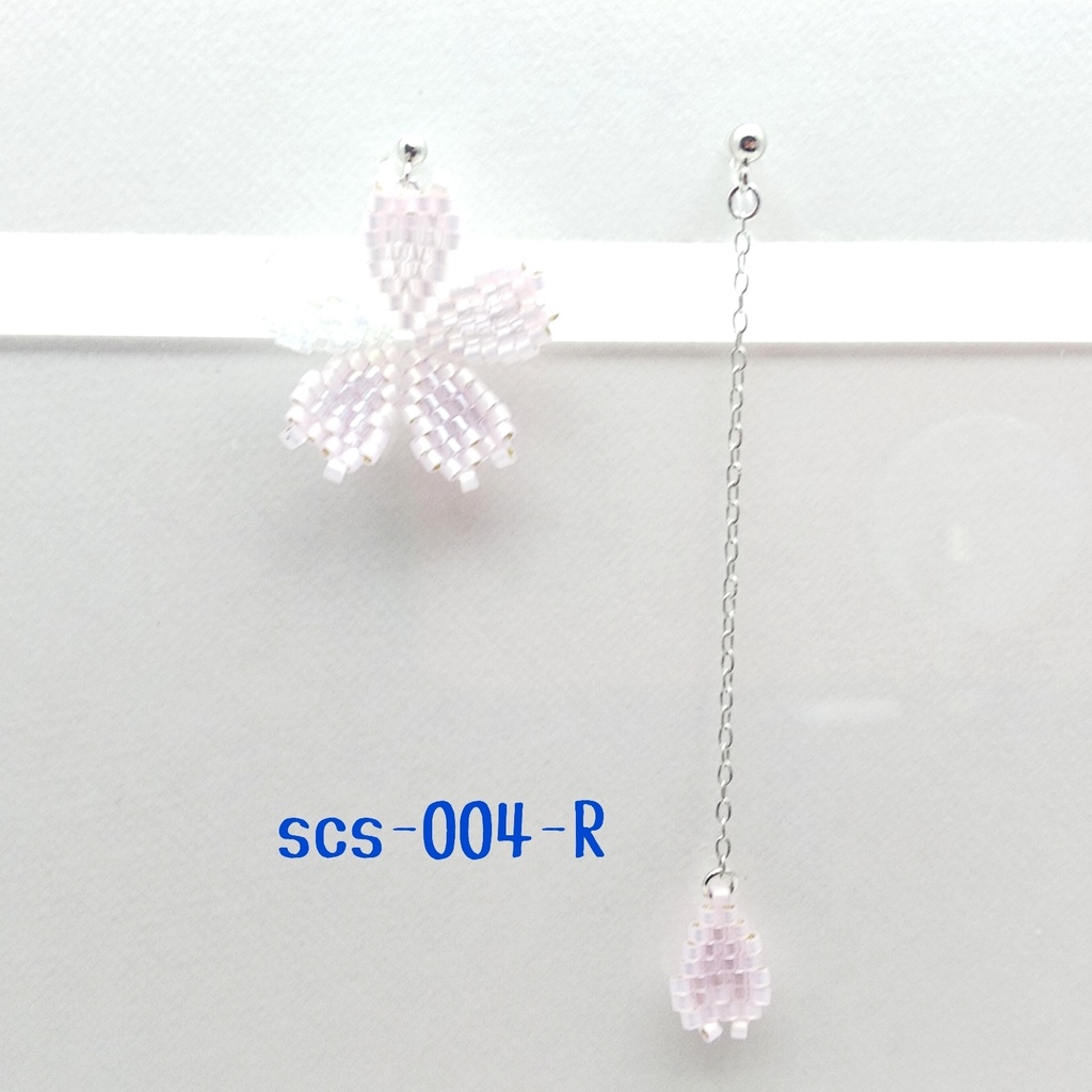 【scs-004-R】失われた桜/咲良のイヤークリップ