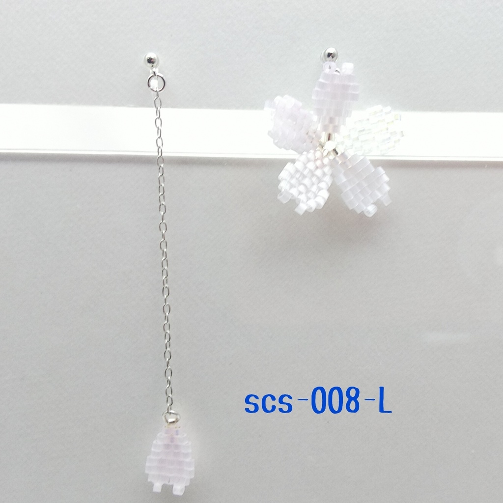 【scs-008-L】失われた桜/咲良のイヤークリップ