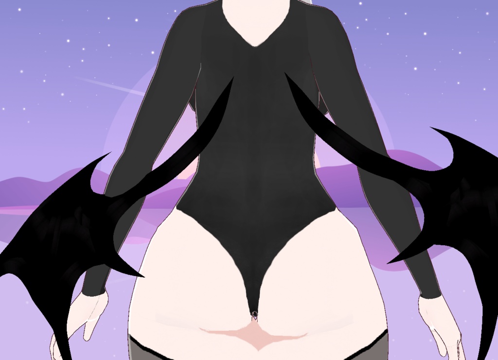 【VRoid】Demon Bodysuit