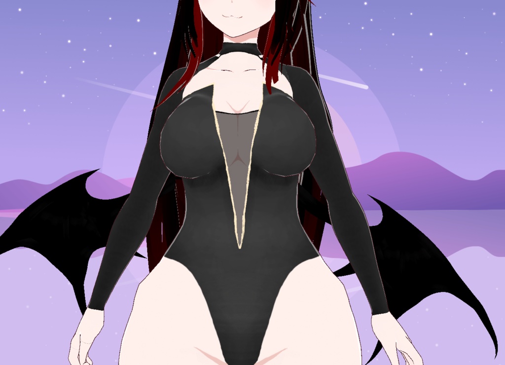 【VRoid】Demon Bodysuit