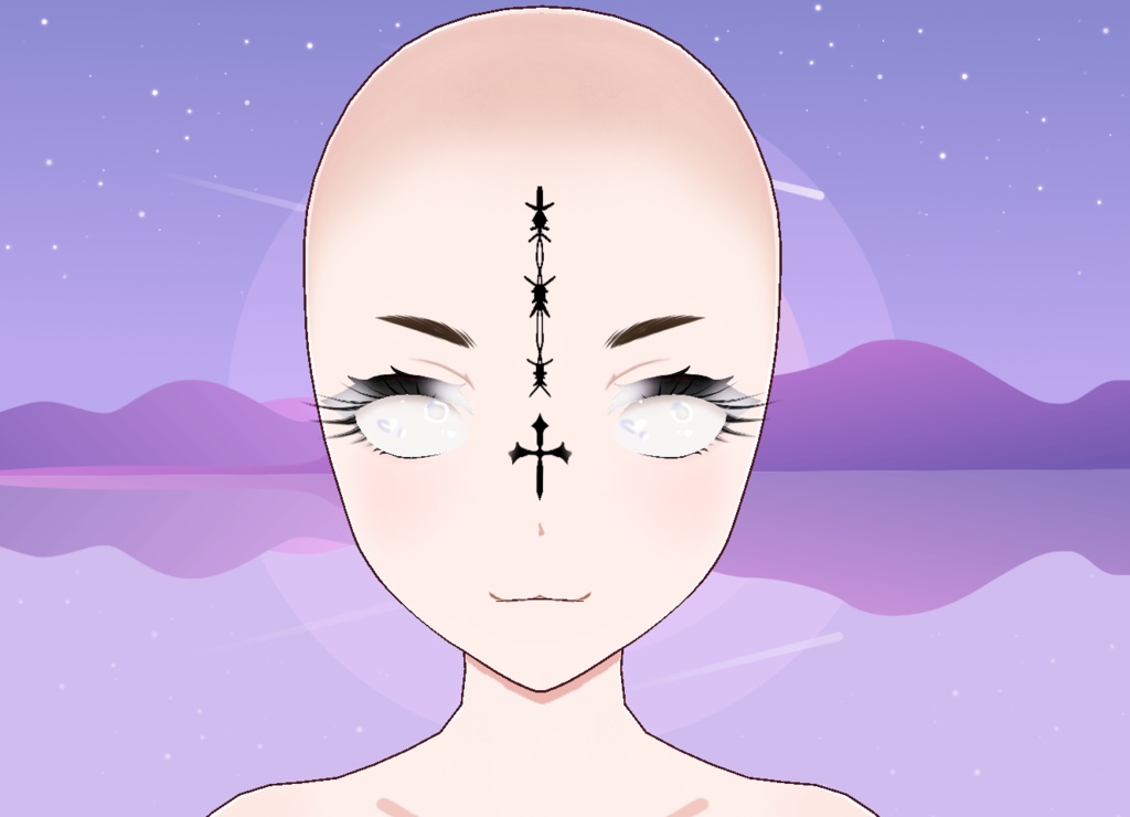 【VRoid】Cross Makeup