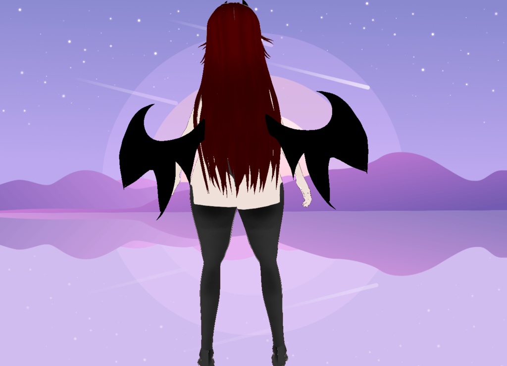 【VRoid】Thicc Succubus Model