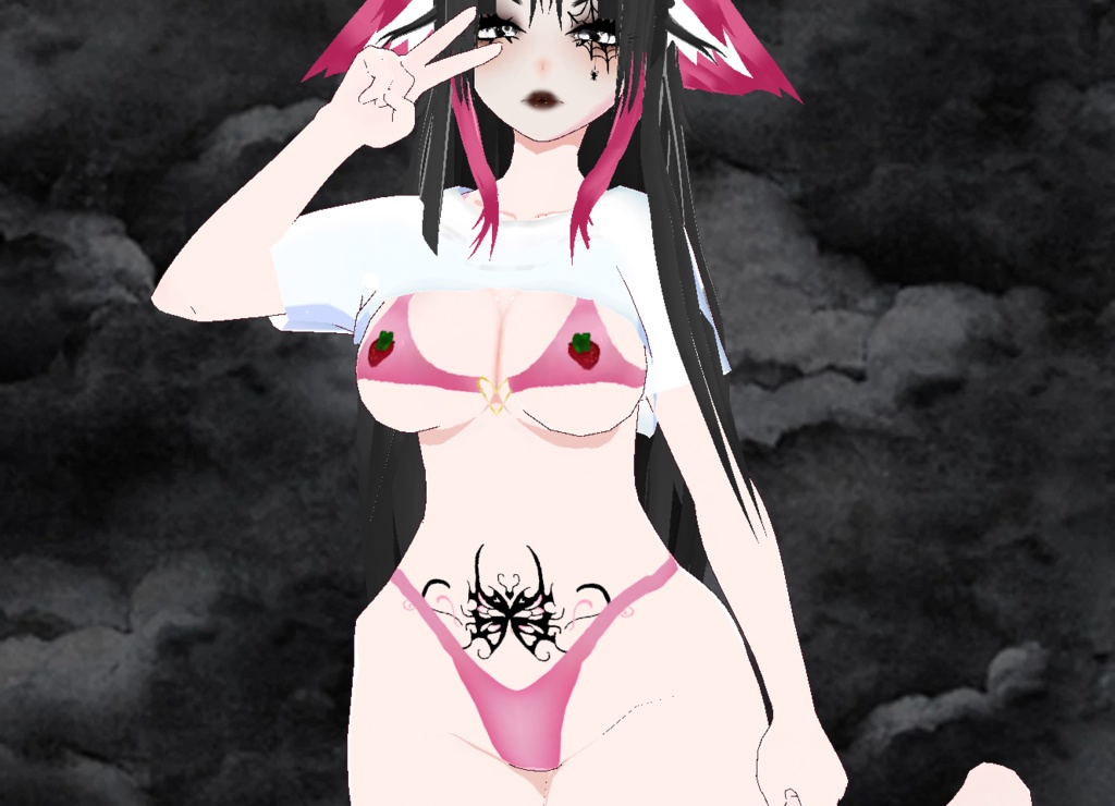 【VRoid】Strawberry Set