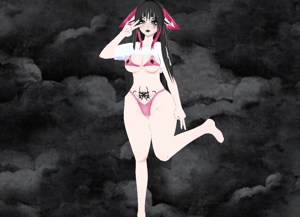 【VRoid】Strawberry Set