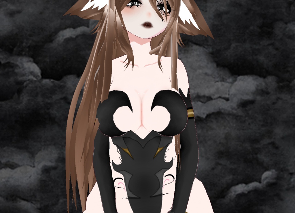 【VRoid】Gold Succubus Suit