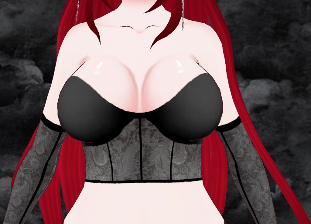 【VRoid】FREE Lace Top