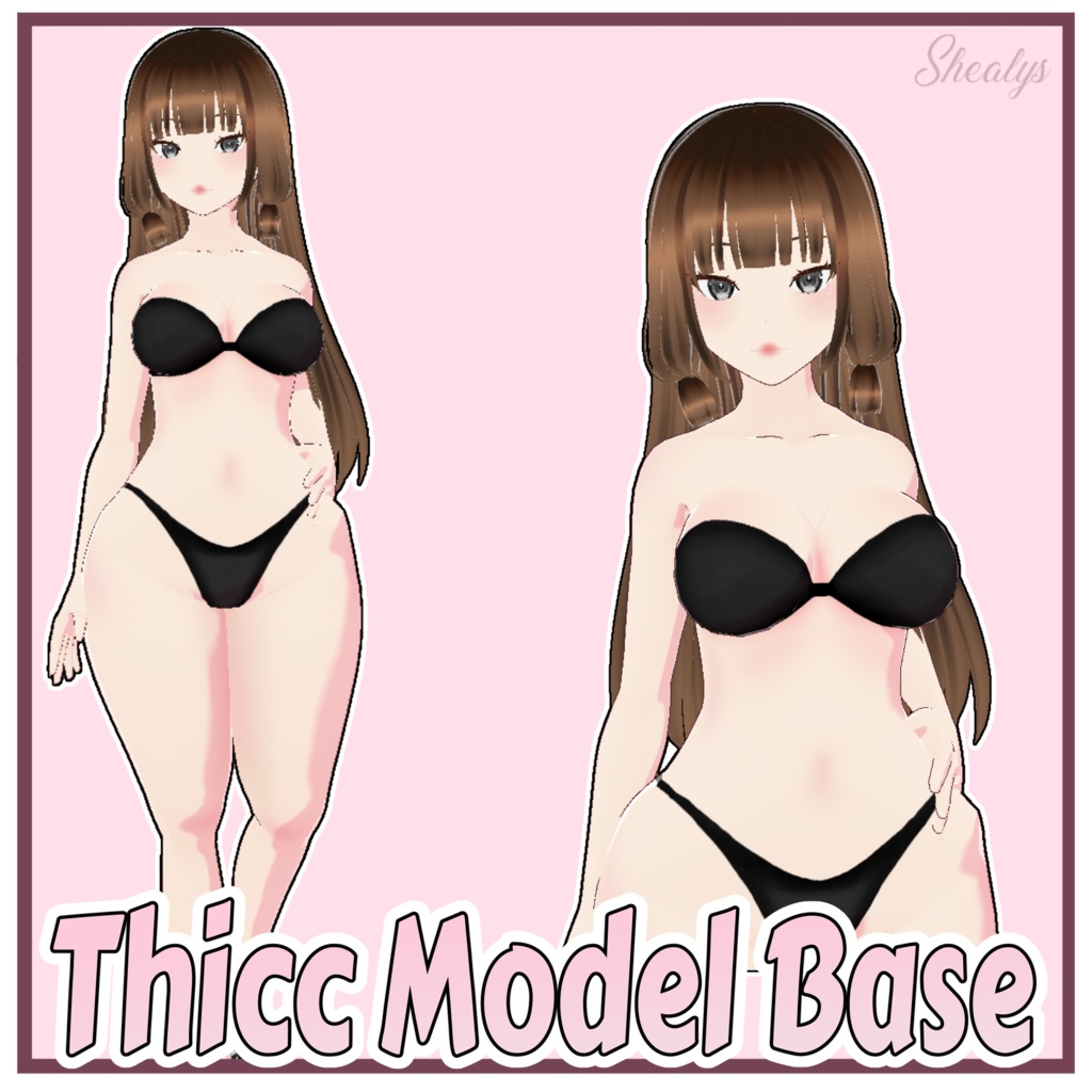 【VRoid】Shealys Thicc Model Base