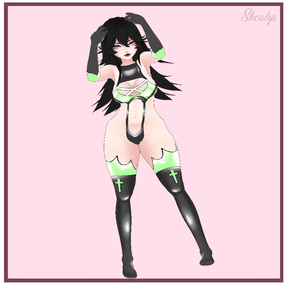 【VRoid】Latex Outfit