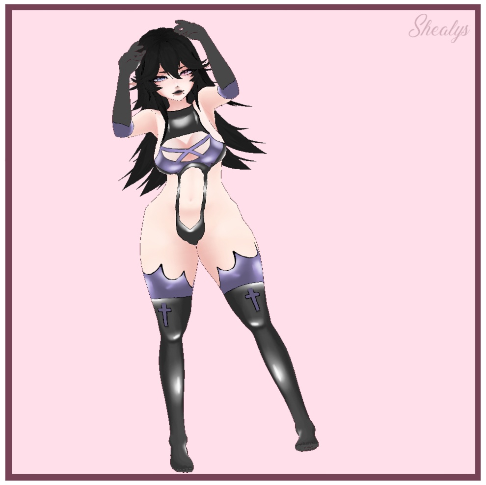 【VRoid】Latex Outfit