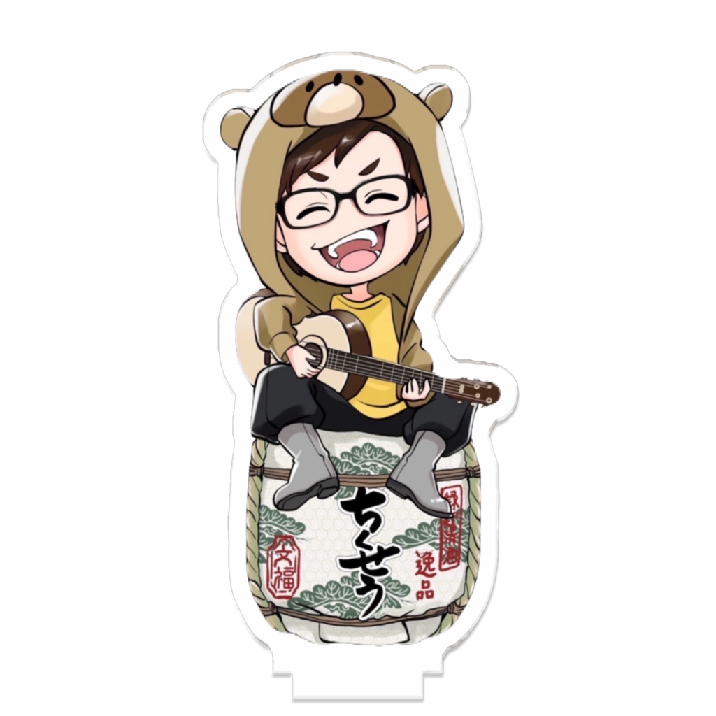 たぬきつながるアクリルスタンド