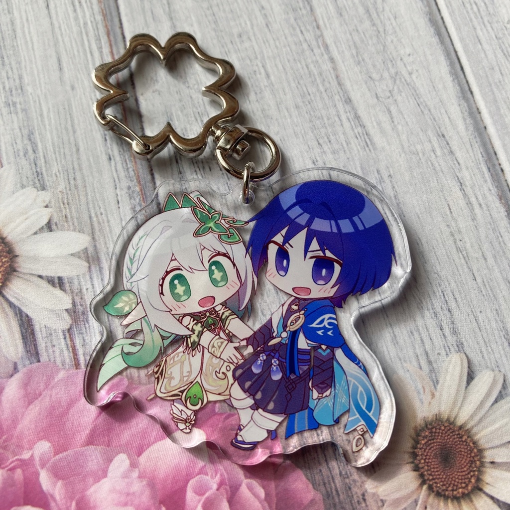 原神 アクリルキーホルダー 【放浪者&ナヒーダ】