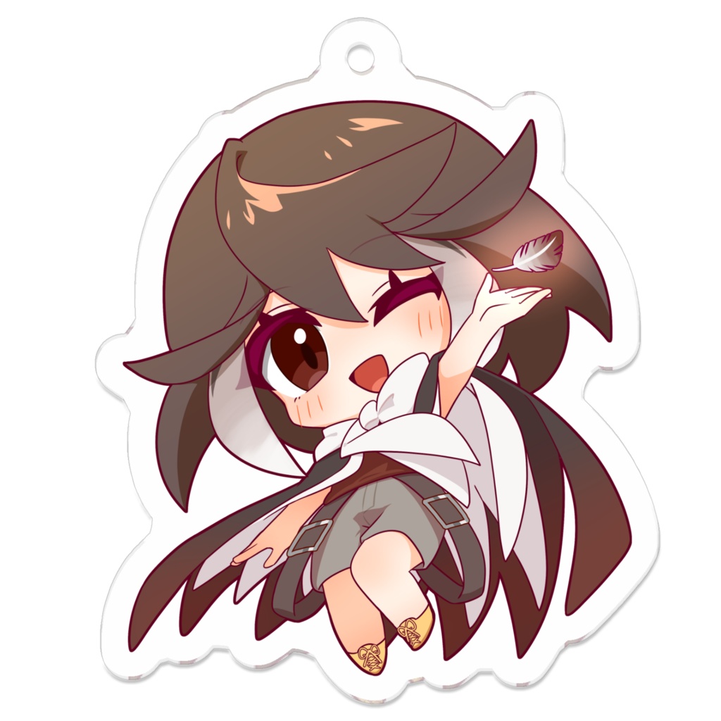 オリジナル 擬人化 柊 アクリルキーホルダー