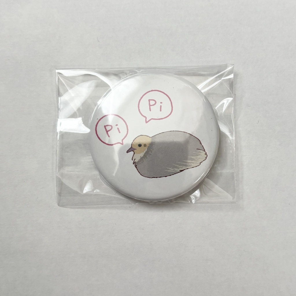 ヒメウズラ 柊 缶バッジ 【さえずり】