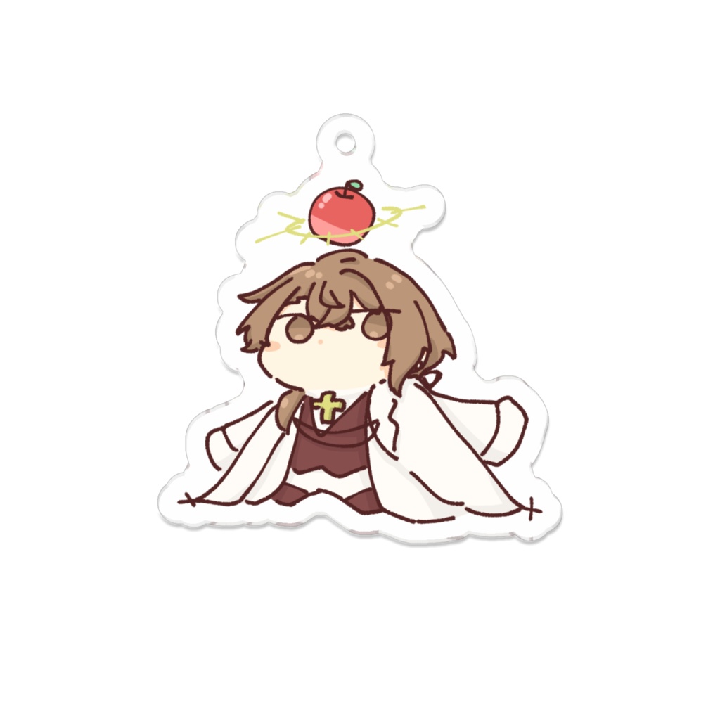 【非公式】りんごてんし　アクリルキーホルダー