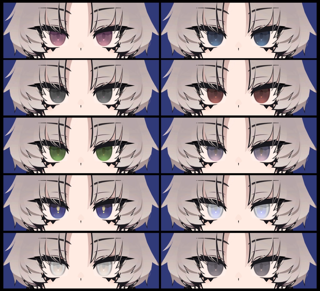 【無料/FREE】SiuSiu用アイテクスチャ【その2】