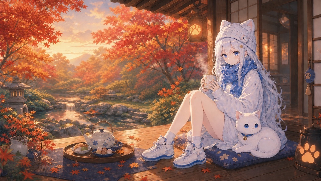 【無料BGM】Autumn Veranda Tea Time|紅葉の縁側のかわいいゲームBGM 14曲