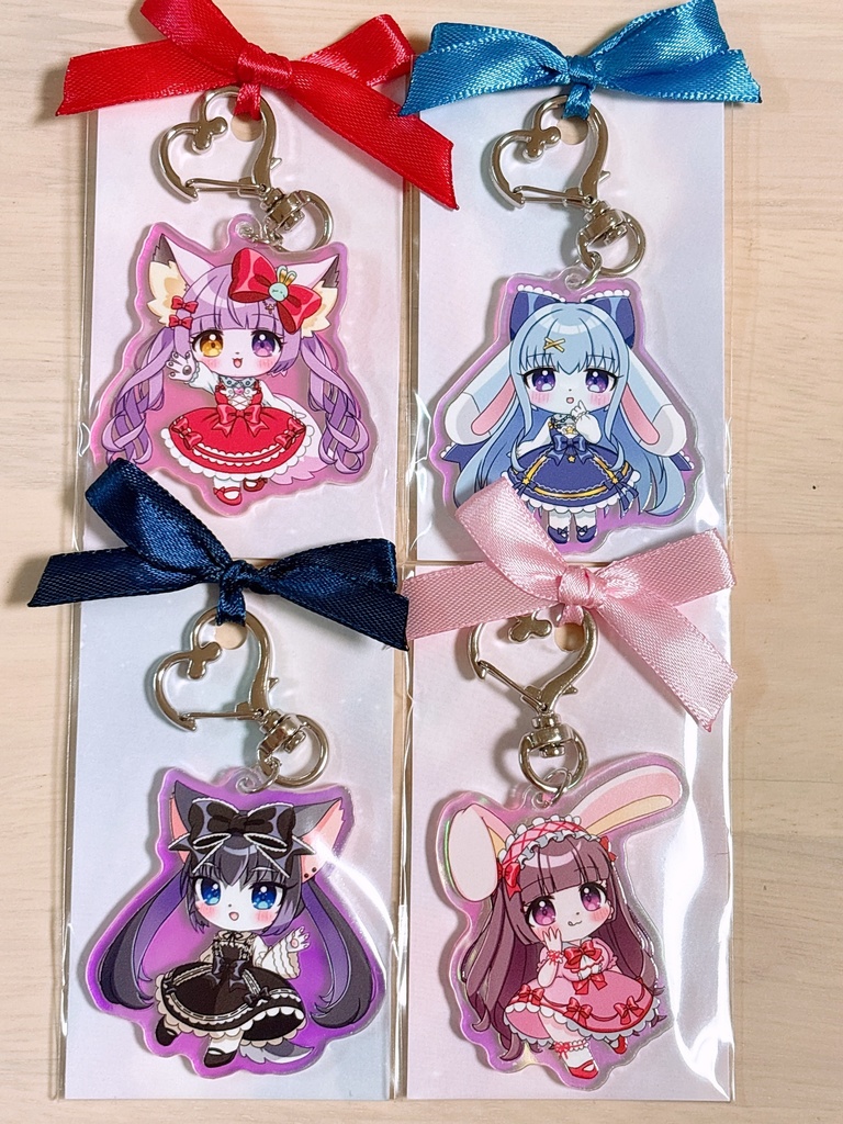 オーロラアクリルキーホルダー